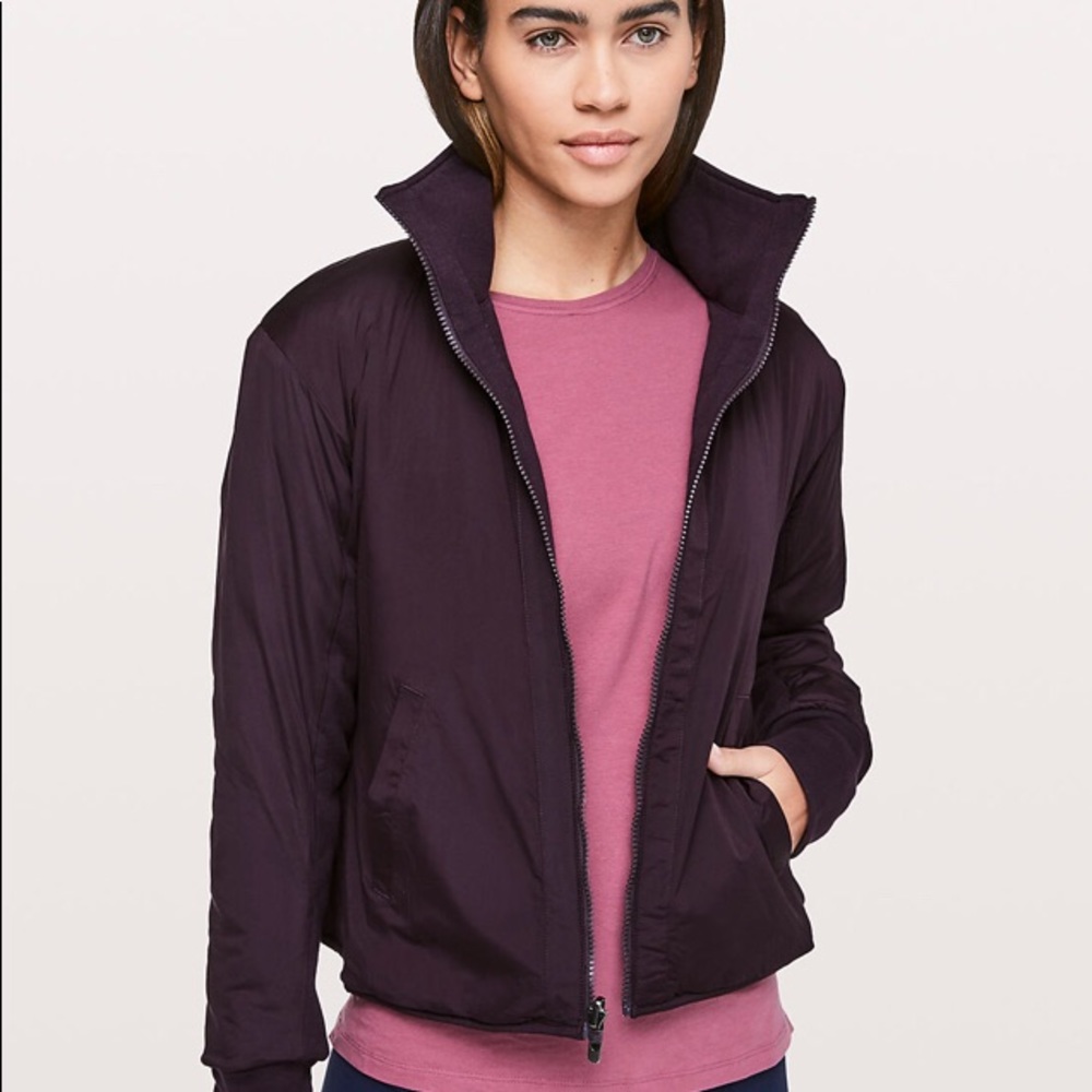 Lululemon Forever warm reversible jacket 8 NWT